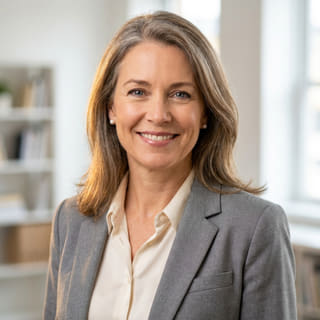 Sarah Coleman, directrice financière chez Cygne Fructif, photographiée pour une photo de profil